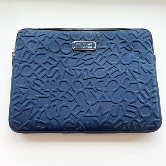 Marc Jacobs Accessories Marc Jacobs Navy Blue Laptop Case Bag